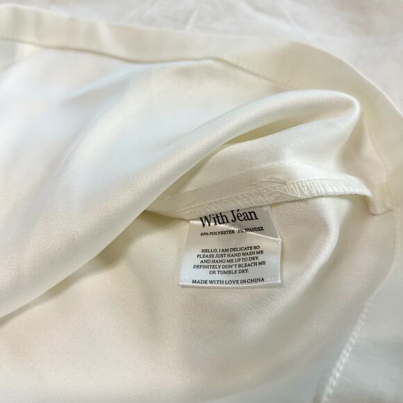 NWOT With Jéan Chloe Corset Mini Dress In White Women’s Size Small - Picture 10 of 10